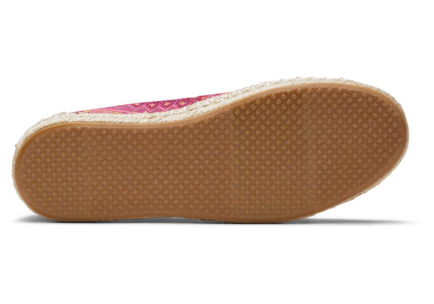 Toms Espadryle Damskie Różowe - Alpargata Rope - 84ZUBFHRV